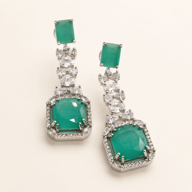 Emerald Drop Earrings