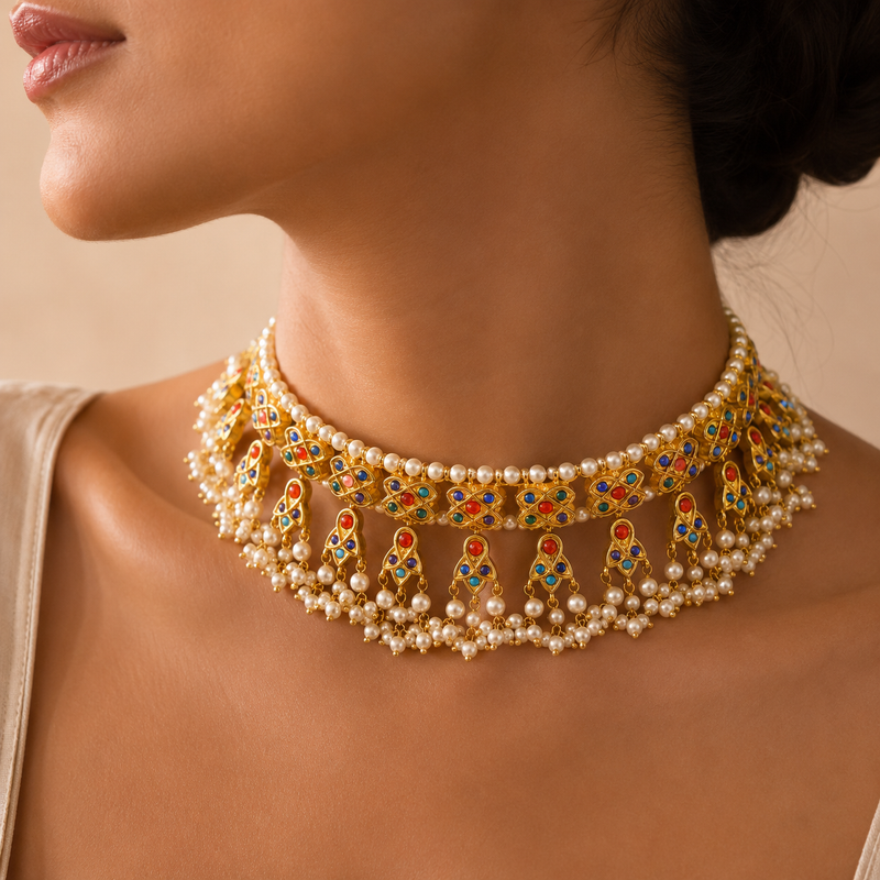 Nine-Stone Kundan