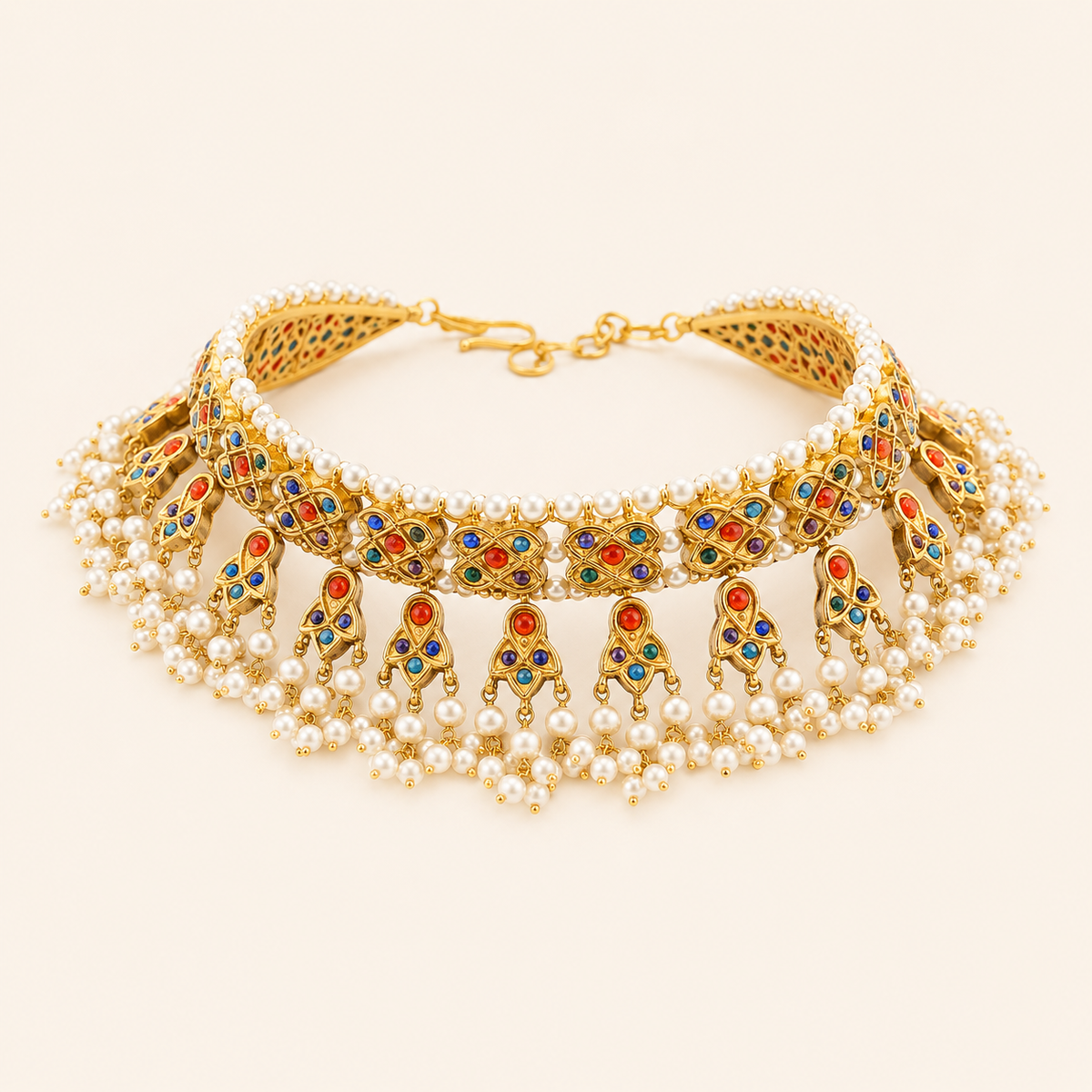 Nine-Stone Kundan