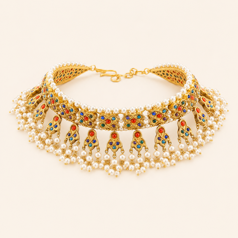 Nine-Stone Kundan