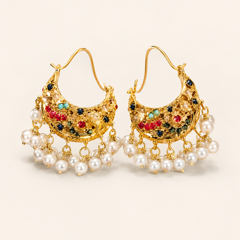 Noor Crescent Earrings