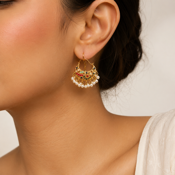 Noor Crescent Earrings