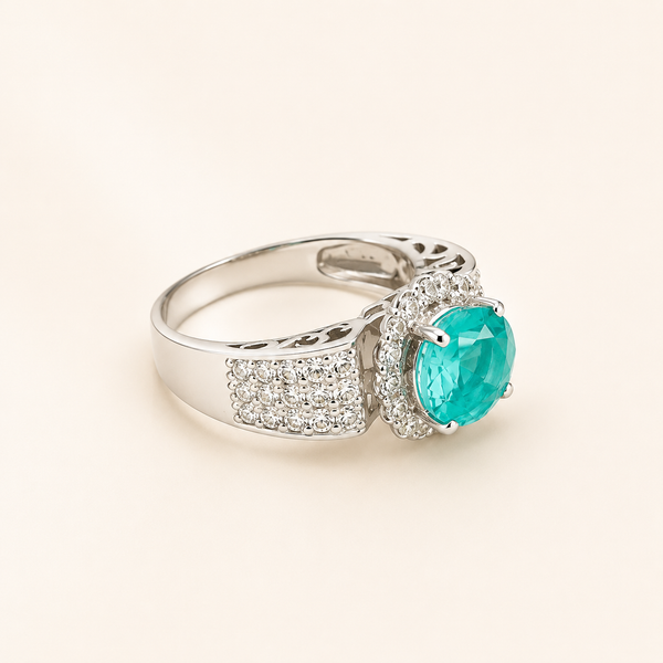Firoza Halo Ring